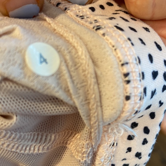 Lululemon Wild Tank Heathered Parfait Pink / Speckle Dot Parfait Pink Black - Picture 10 of 10